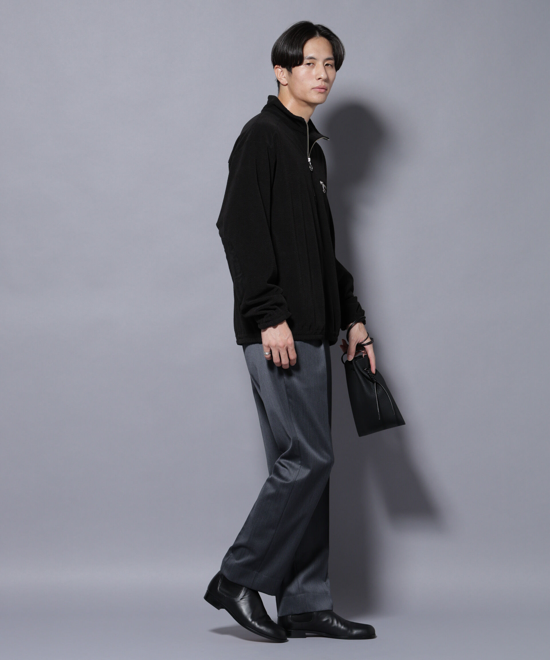 nano･universe「モールJQDコーデュロイハーフジッププルオーバー」|Tシャツ・カットソー|