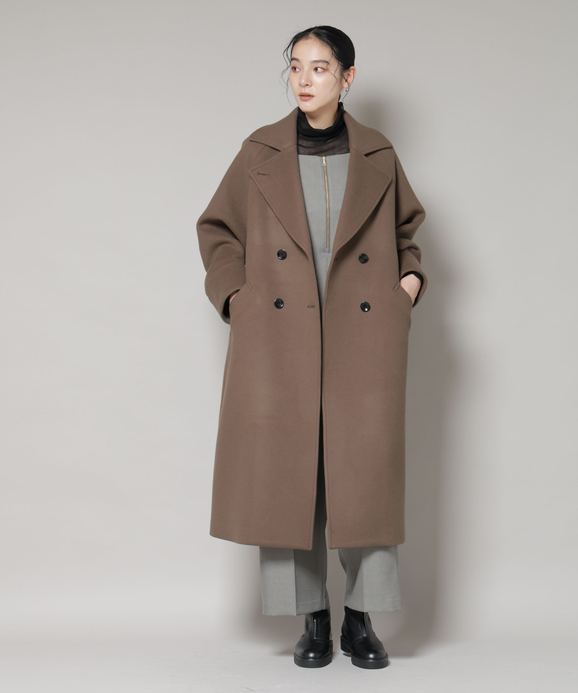 nano･universe「WooLoop コクーンダブルコート」|その他|