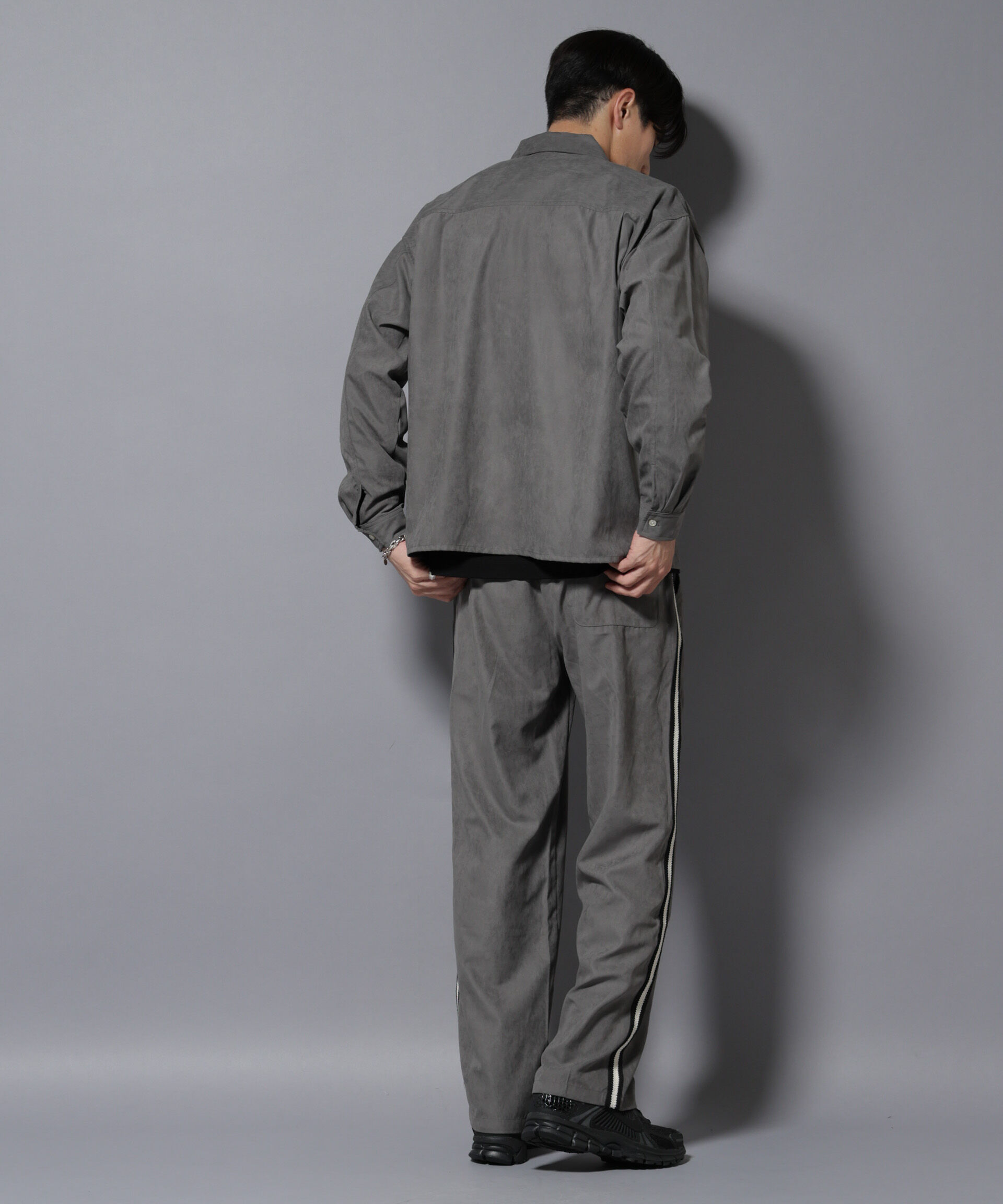 nano･universe「NORMANBROS別注 トラックパンツ」|チノ|