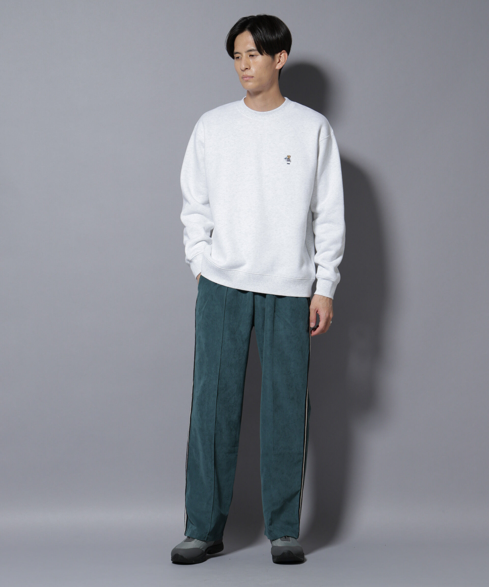 nano･universe「NORMANBROS別注 トラックパンツ」|チノ|