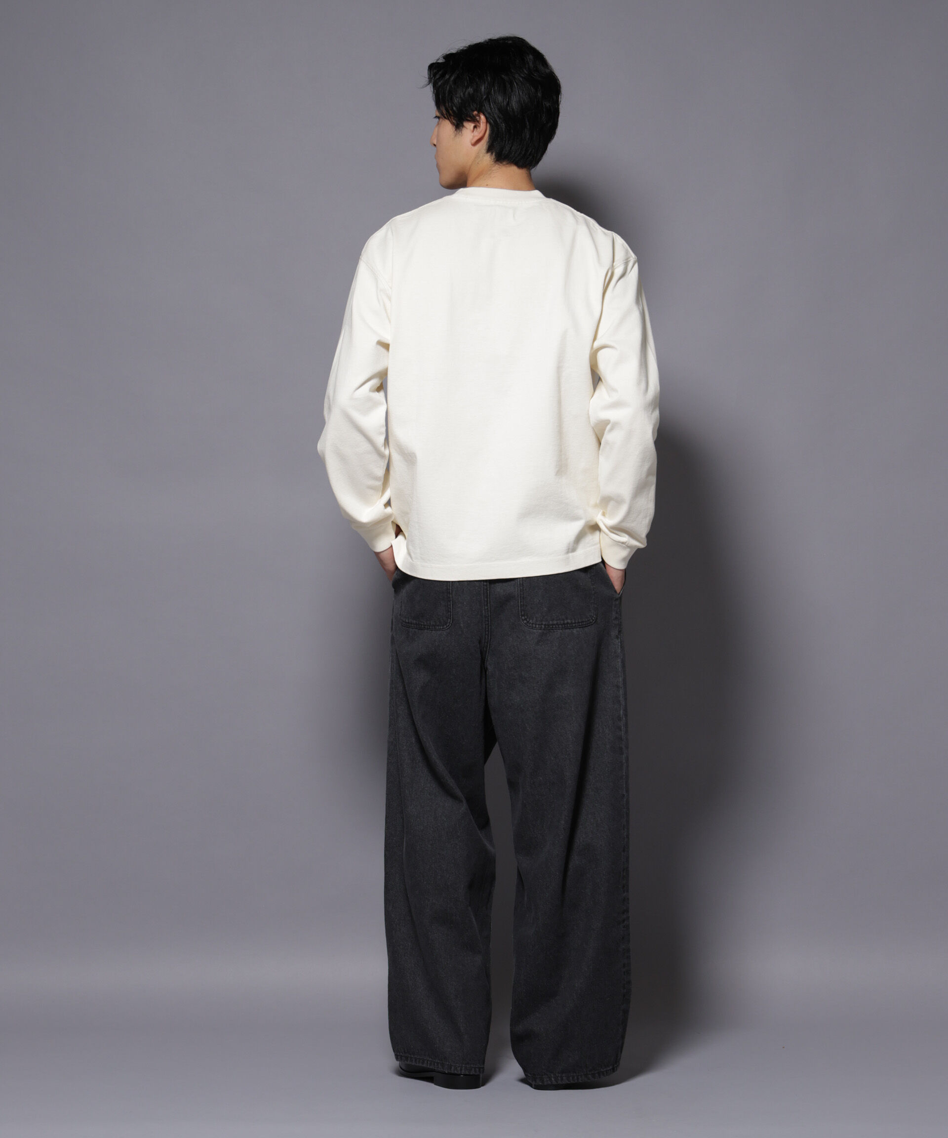 nano･universe「ヘビーオンスワイドプルオーバー 長袖」|Tシャツ・カットソー|