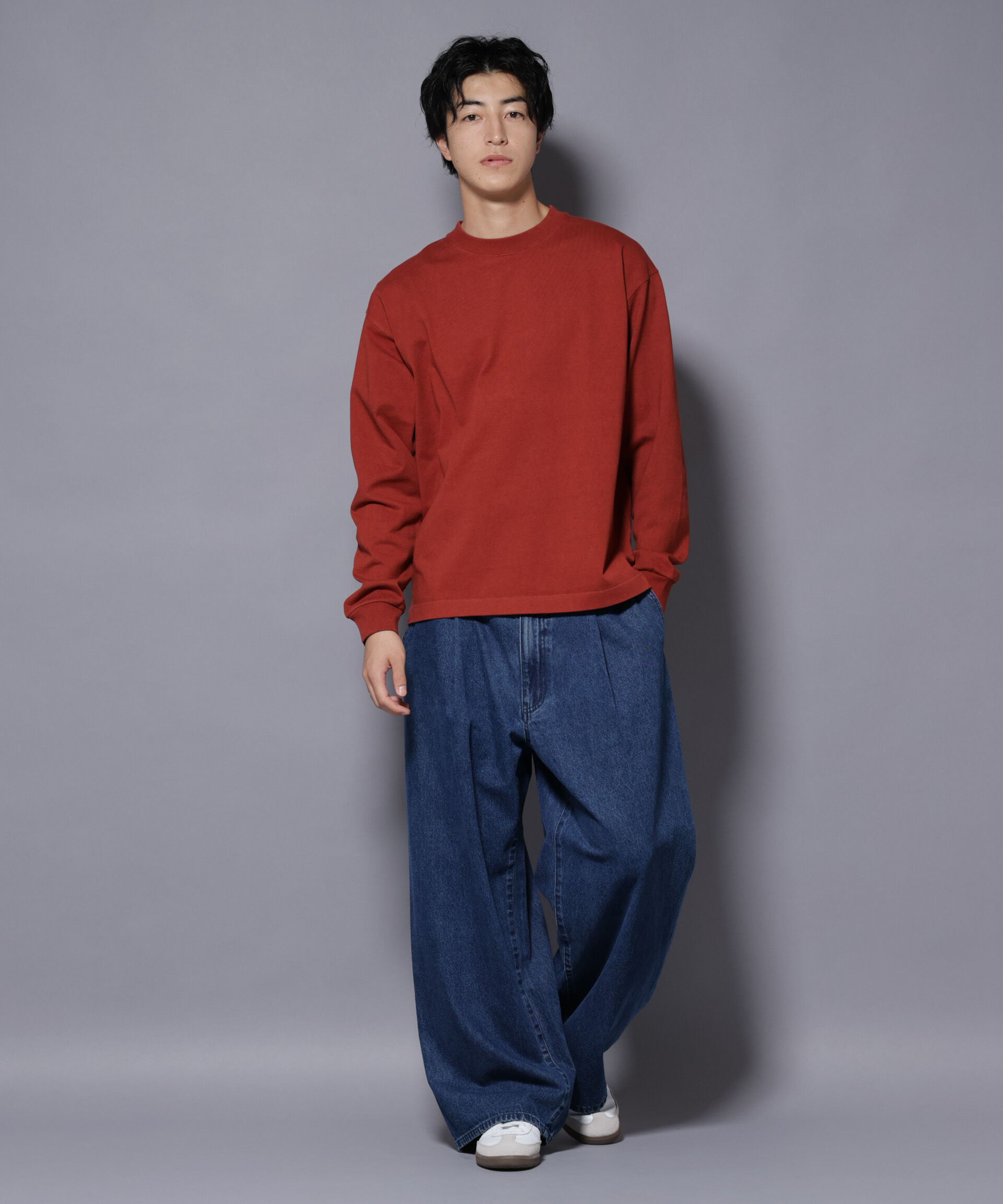 nano･universe「ヘビーオンスワイドプルオーバー 長袖」|Tシャツ・カットソー|