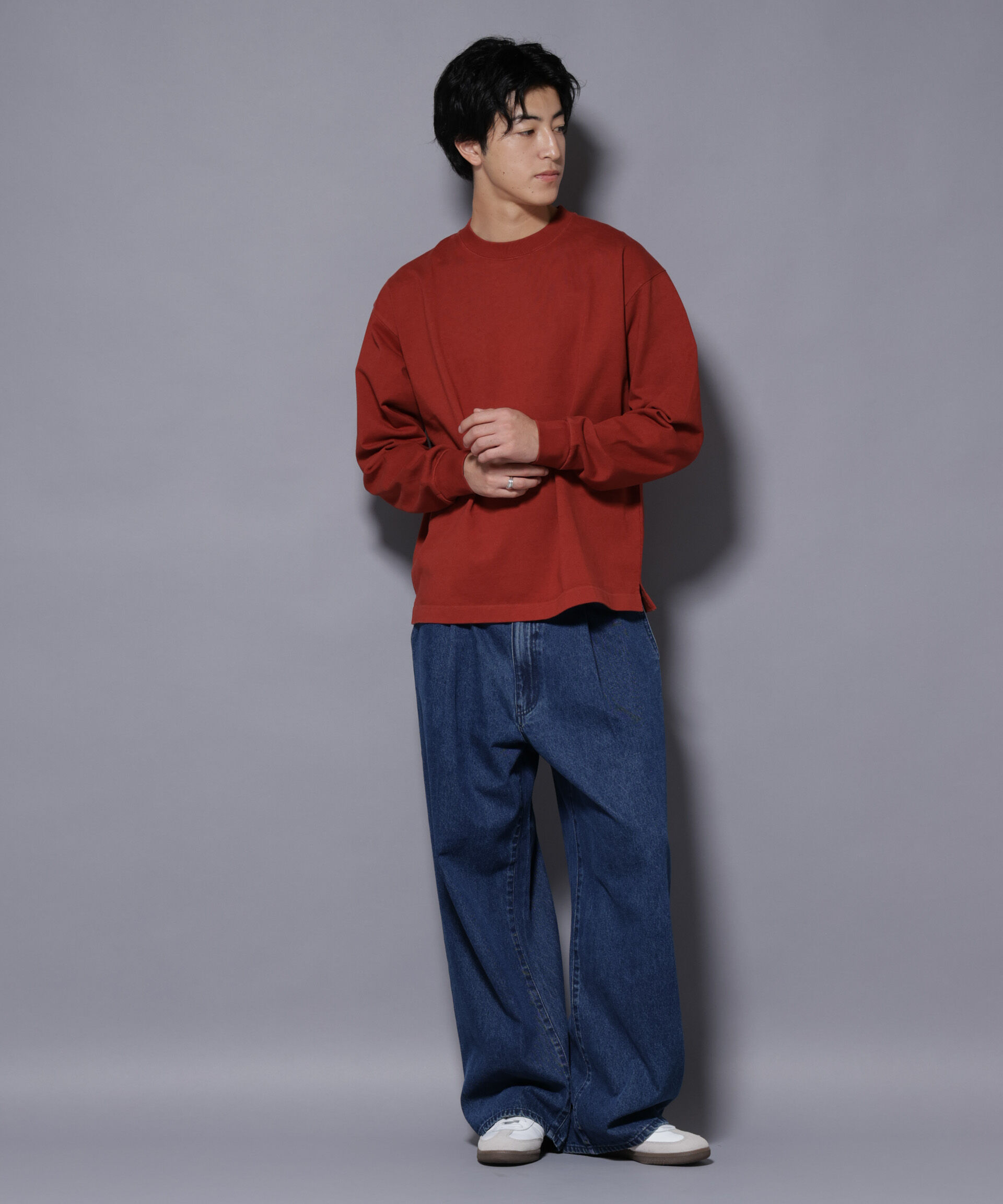 nano･universe「ヘビーオンスワイドプルオーバー 長袖」|Tシャツ・カットソー|