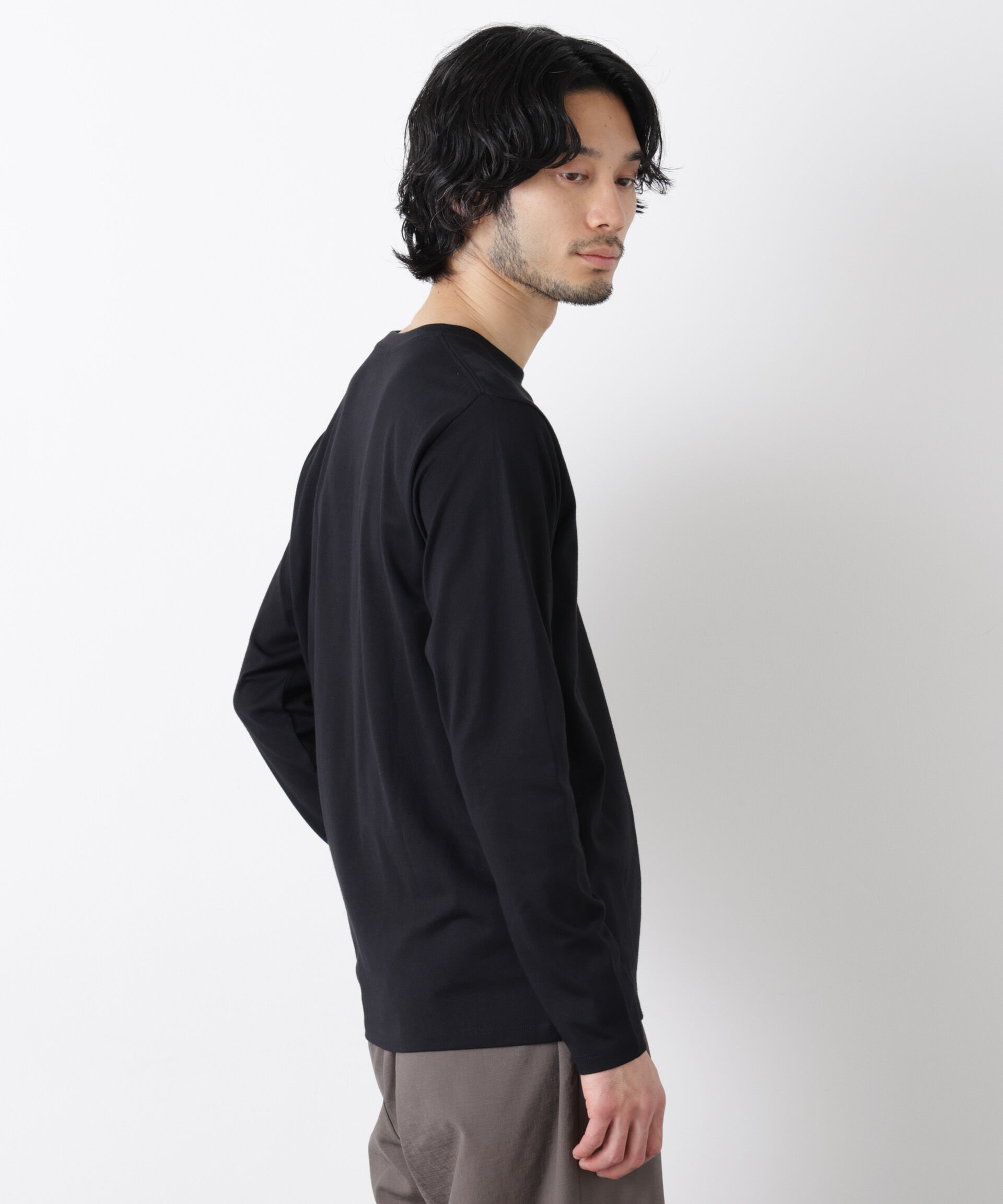 nano･universe「Anti Soaked(R)汗染み防止 クルーネックTシャツ」|Tシャツ・カットソー|