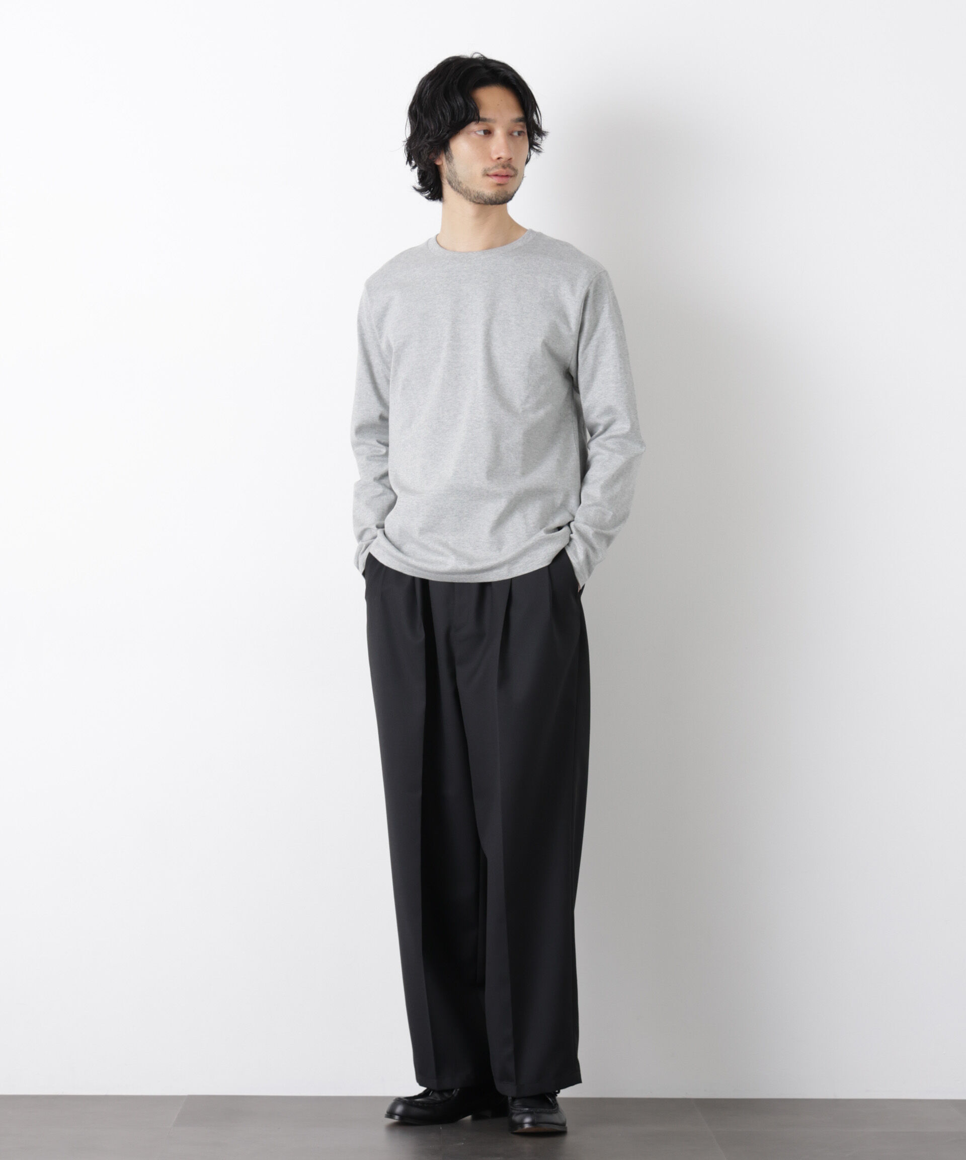 nano･universe「Anti Soaked(R)汗染み防止 クルーネックTシャツ」|Tシャツ・カットソー|