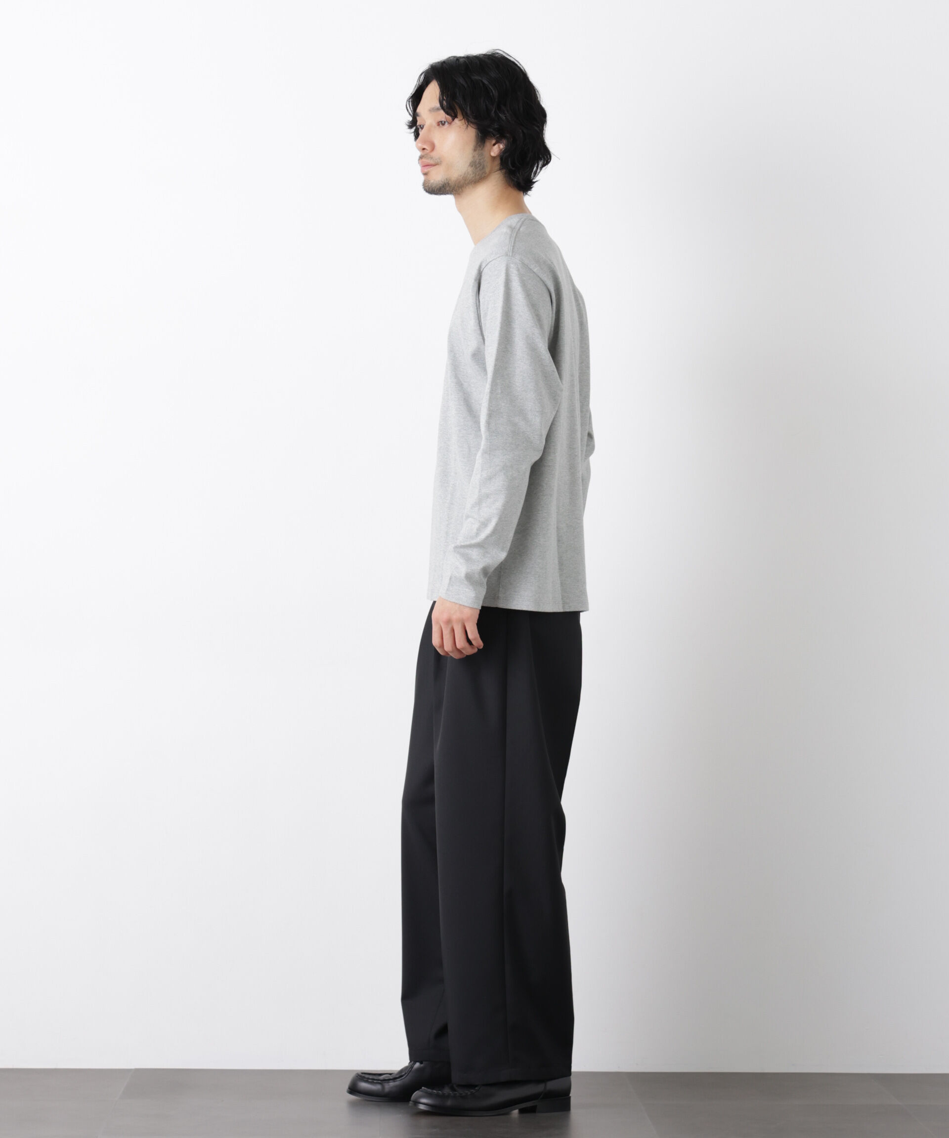 nano･universe「Anti Soaked(R)汗染み防止 クルーネックTシャツ」|Tシャツ・カットソー|