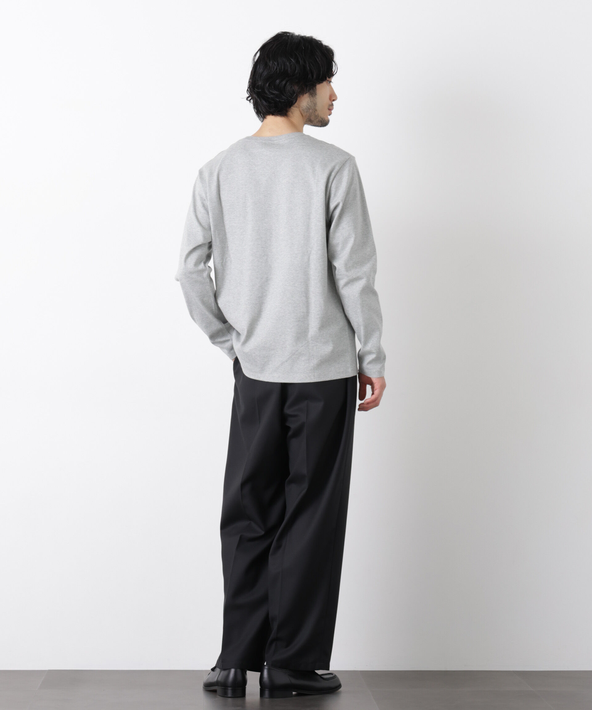 nano･universe「Anti Soaked(R)汗染み防止 クルーネックTシャツ」|Tシャツ・カットソー|