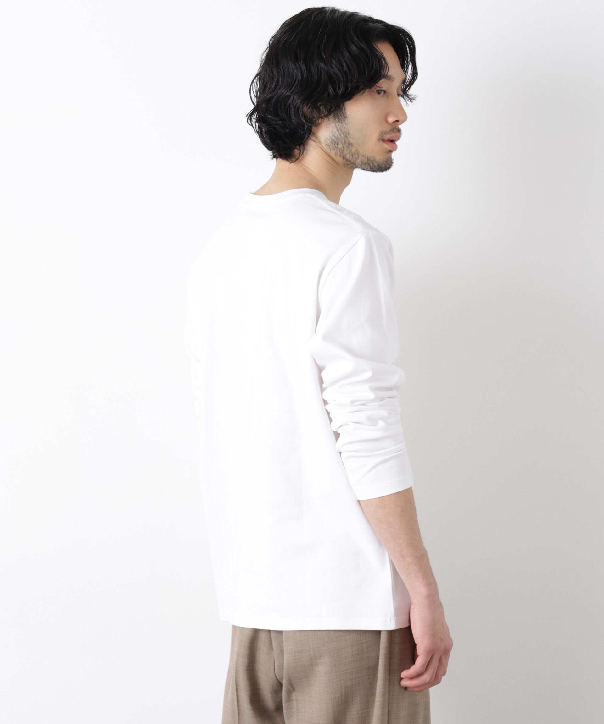 nano･universe「Anti Soaked(R)汗染み防止 クルーネックTシャツ」|Tシャツ・カットソー|