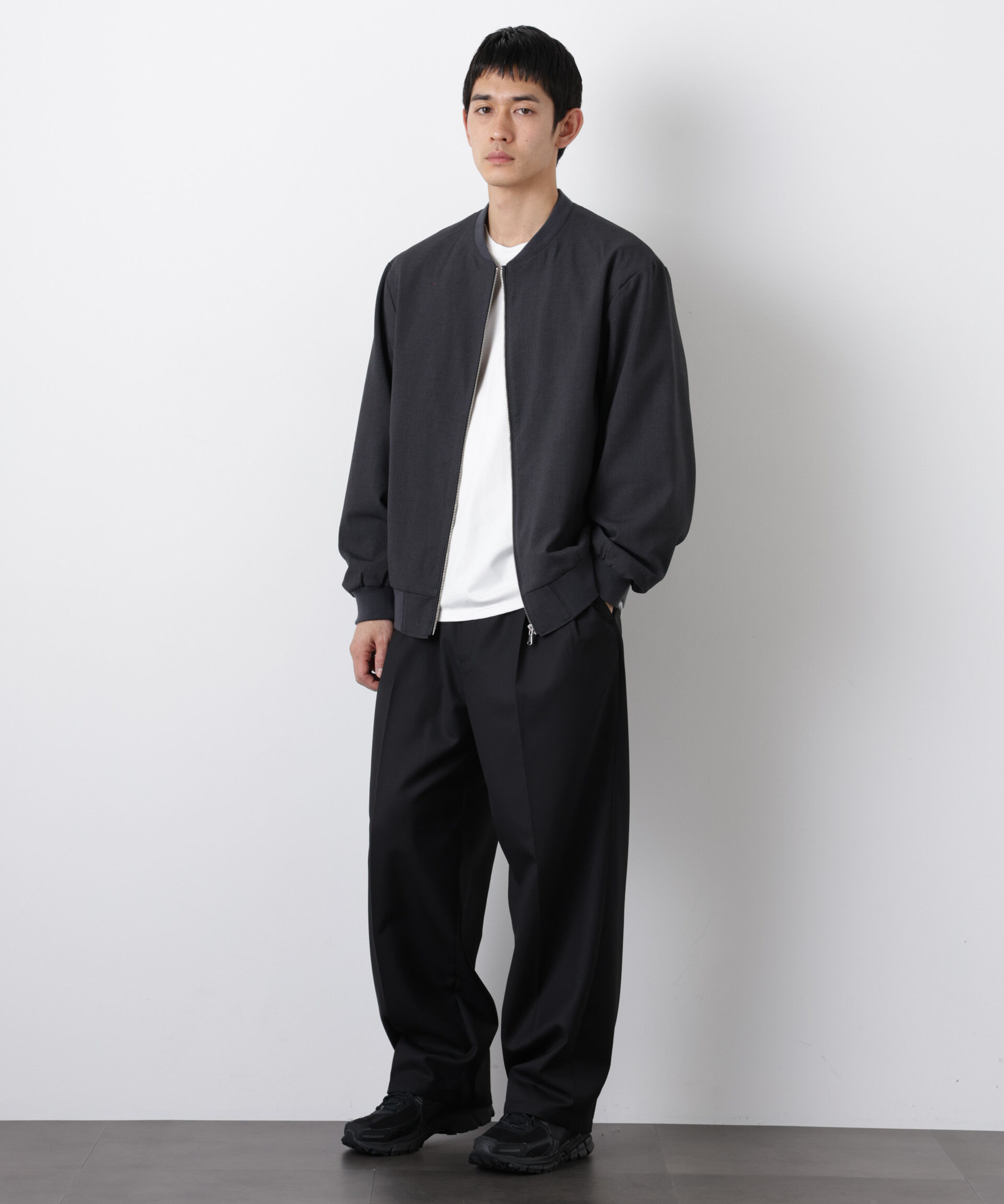 nano･universe「TRインタックMA-1」|ブルゾン・スタジャン|