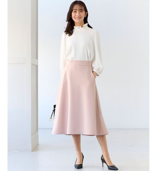 組曲「【KUMIKYOKU NAVY】コンフォータブルドレープ フレアスカート」|スカート|