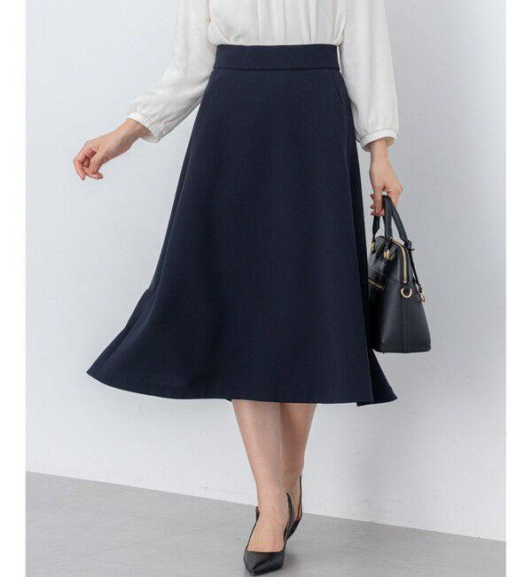 組曲「【KUMIKYOKU NAVY】コンフォータブルドレープ フレアスカート」|スカート|