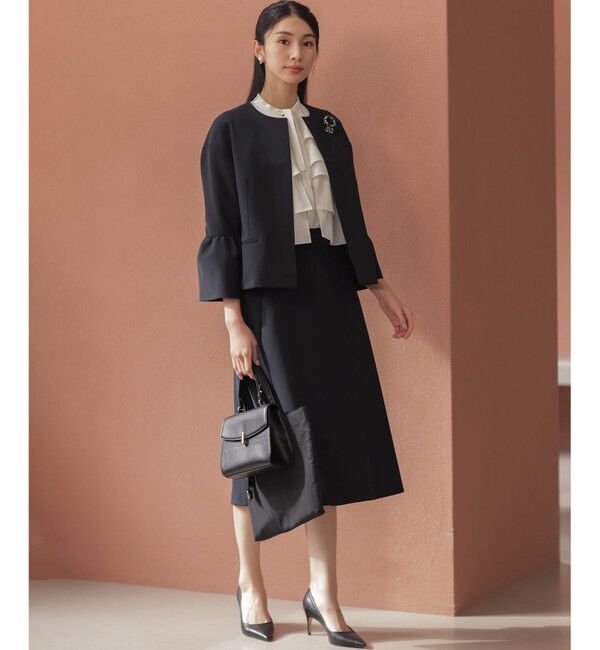 組曲「【KUMIKYOKU NAVY】コンフォータブルドレープ フレアスカート」|スカート|