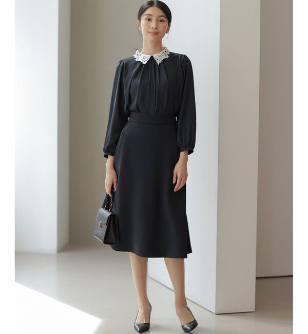 組曲「【KUMIKYOKU NAVY】コンフォータブルドレープ フレアスカート」|スカート|