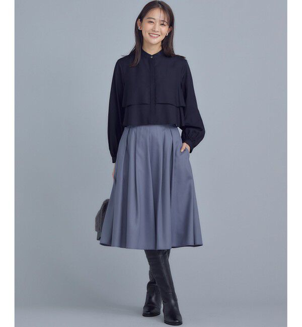 組曲「タックフレアカラースカート」|スカート|
