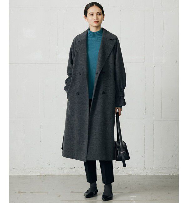 自由区「【SHIHOさん着用】Super100sライトビーバーロング コート」|その他|