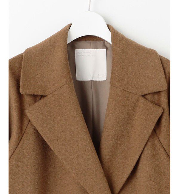 自由区「【SHIHOさん着用】Super100sライトビーバーロング コート」|その他|