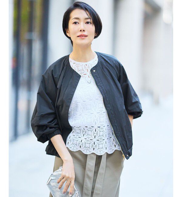 自由区「【カタログ掲載・持ち運びに最適】フォルム ブルゾン」|ブルゾン・スタジャン|