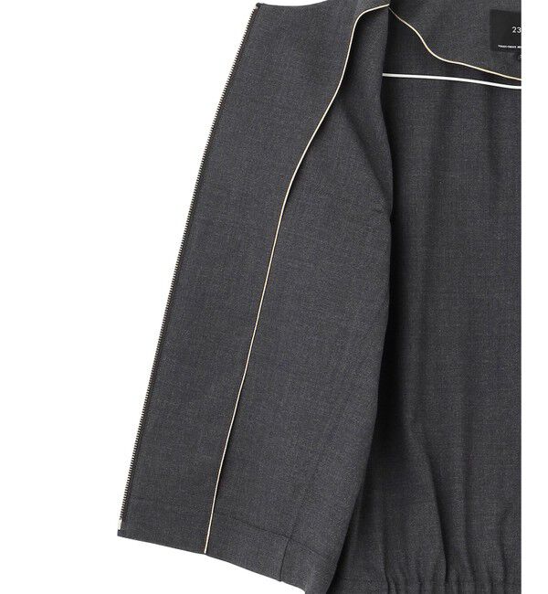 23区「【セットアップ対応】TWマットクロス ブルゾン」|ブルゾン・スタジャン|