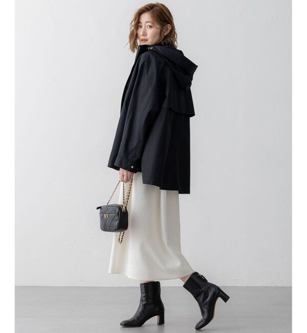 23区「【VERY3月号掲載/撥水加工】ライトツイル フーディーアウター」|ミリタリー・モッズコート|