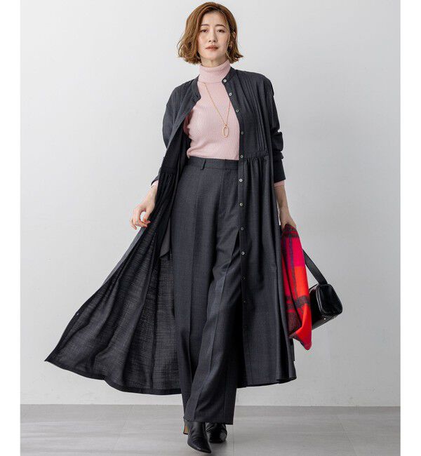 23区「カシミヤ チェック マフラー」|マフラー|