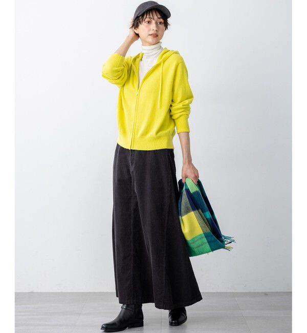 23区「カシミヤ チェック マフラー」|マフラー|