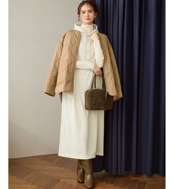 23区「【SLOW/一部店舗限定】中綿 パデットアウター」|ダウン|