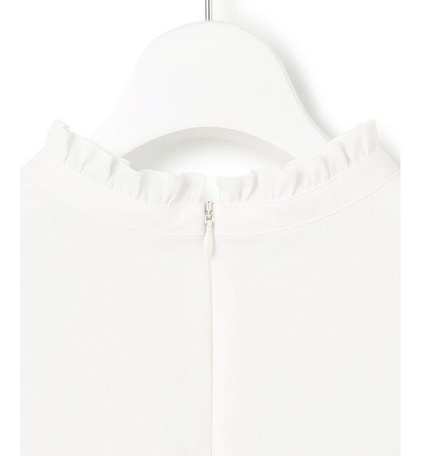 23区「【VERY掲載】バックサテンアムンゼン フリルデザインシャツ」|シャツ・ブラウス|