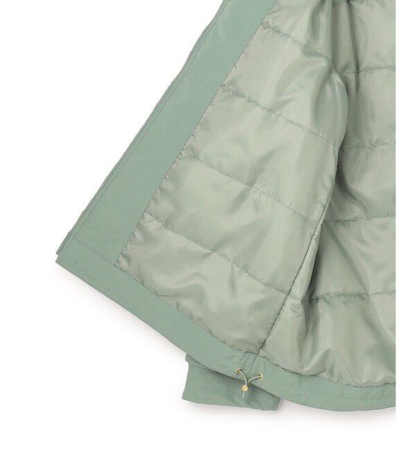 23区「ライトパディング ノーカラー アウター」|ダウン|