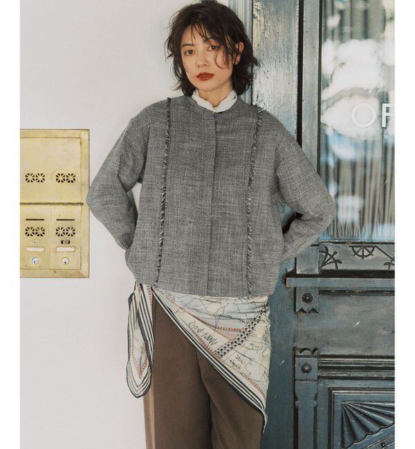 23区「シアーフライス レイヤード タートル カットソー」|Tシャツ・カットソー|