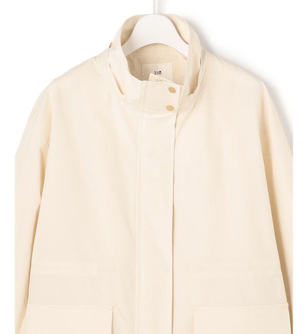 23区「マットエアリータフタ 2WAY ブルゾン」|ブルゾン・スタジャン|