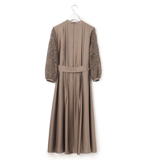 23区「【APPLAUDIR】ノーブルサテン リボンブーケレースコンビ ドレス」|ドレス|