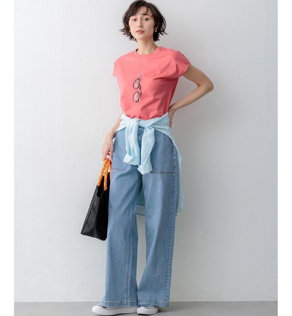 23区「【見上愛さん着用】23区 Summer DENIM ベイカーパンツ」|デニム|