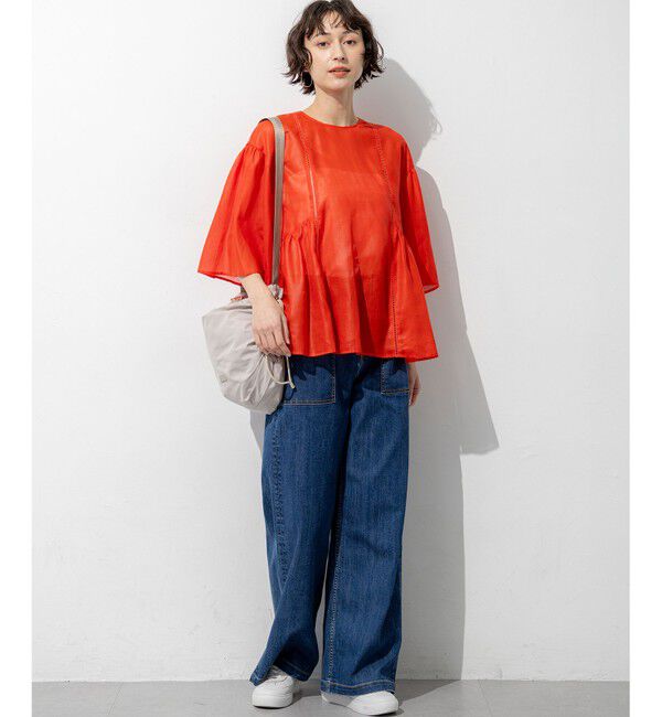 23区「【見上愛さん着用】23区 Summer DENIM ベイカーパンツ」|デニム|