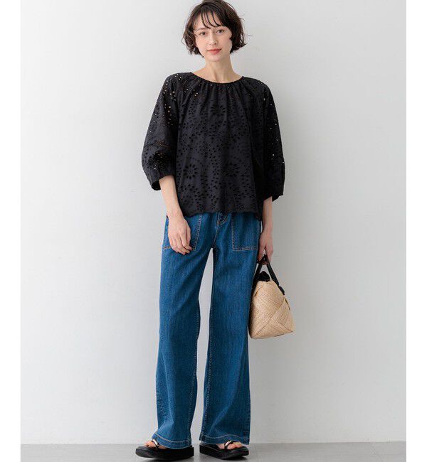 23区「【見上愛さん着用】23区 Summer DENIM ベイカーパンツ」|デニム|