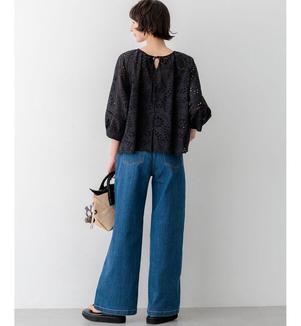 23区「【見上愛さん着用】23区 Summer DENIM ベイカーパンツ」|デニム|