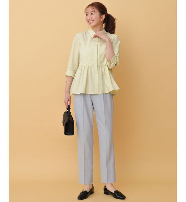 ANY SIS「フレアペプラム シャツ」|シャツ・ブラウス|