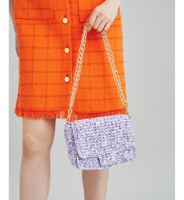 GRACE CONTINENTAL「Caterina bertiniツイードチェーンバッグ」|ショルダー・メッセンジャー|