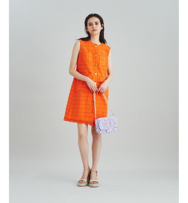 GRACE CONTINENTAL「Caterina bertiniツイードチェーンバッグ」|ショルダー・メッセンジャー|