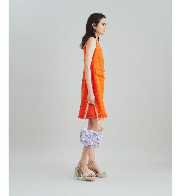 GRACE CONTINENTAL「Caterina bertiniツイードチェーンバッグ」|ショルダー・メッセンジャー|