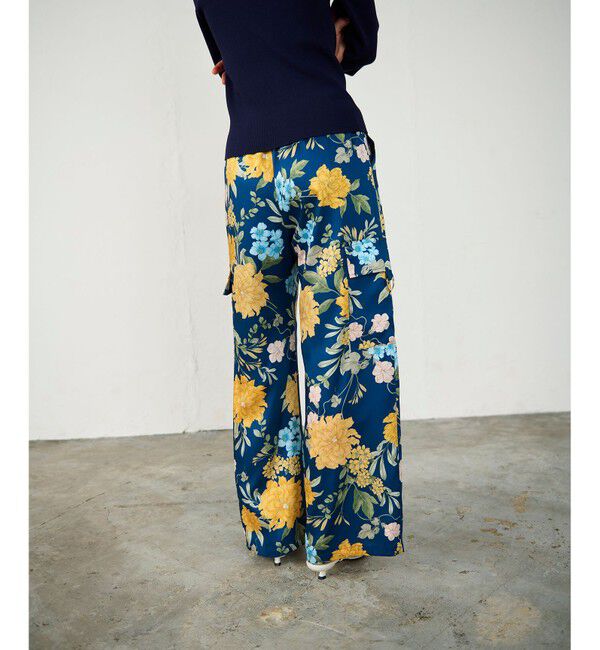 Diagram「フラワープリントワークパンツ」|その他|ネイビー