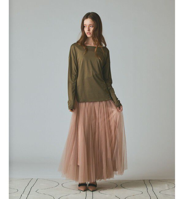 Grace Class「天竺ドルマントップ」|Tシャツ・カットソー|カーキ