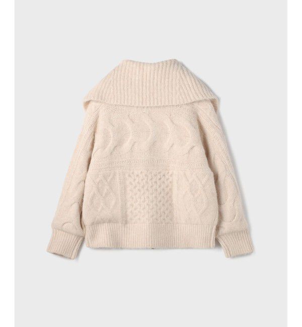 GRACE CONTINENTAL「ヘアリーニットコクーンジャケット」|その他|