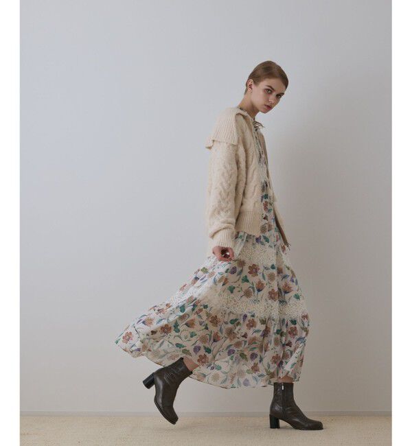 GRACE CONTINENTAL「ヘアリーニットコクーンジャケット」|その他|