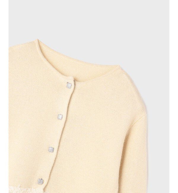 Grace Class「ラメフェザーフリンジカーディガン」|カーディガン|