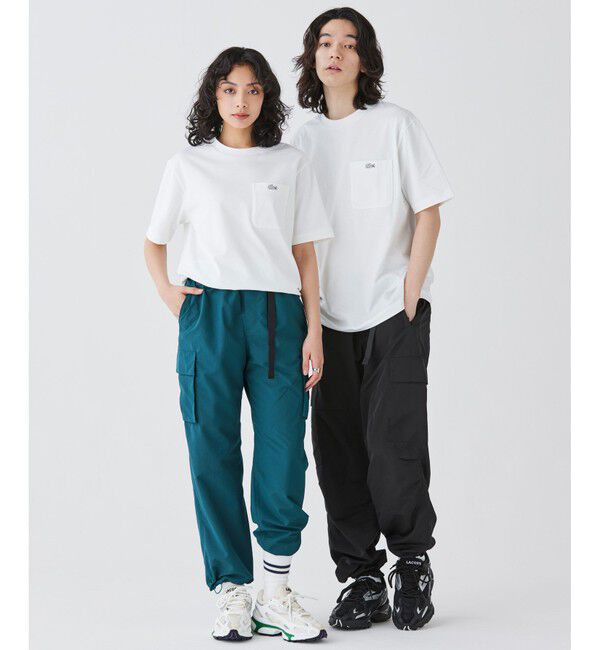 LACOSTE「アウトラインクロックポケット半袖Tシャツ」|Tシャツ・カットソー|