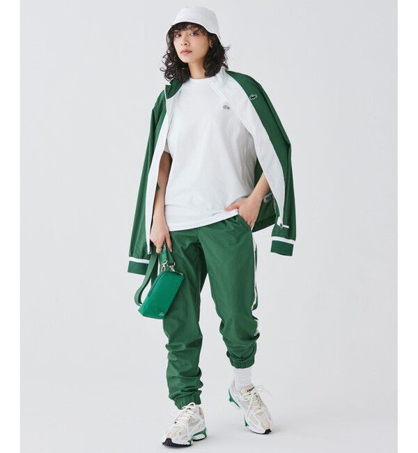 LACOSTE「アウトラインクロッククルーネック半袖Tシャツ」|Tシャツ・カットソー|