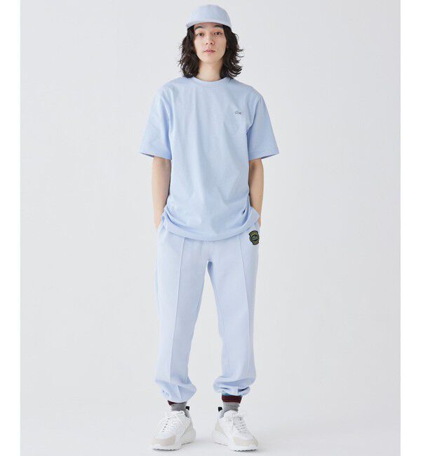 LACOSTE「アウトラインクロッククルーネック半袖Tシャツ」|Tシャツ・カットソー|