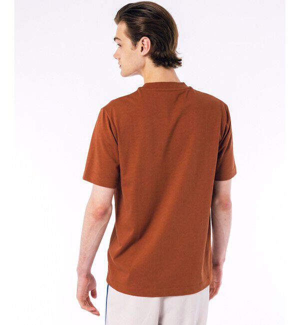 LACOSTE「アウトラインクロッククルーネック半袖Tシャツ」|Tシャツ・カットソー|