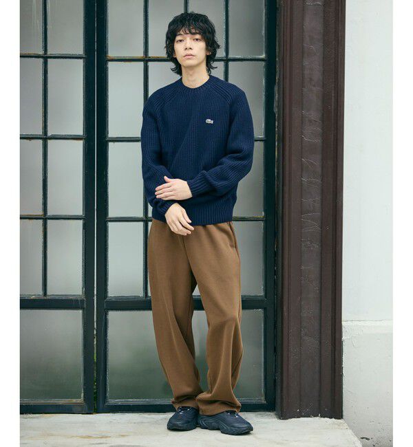 LACOSTE「エッセンシャルローゲージニットセーター」|ニット・セーター|