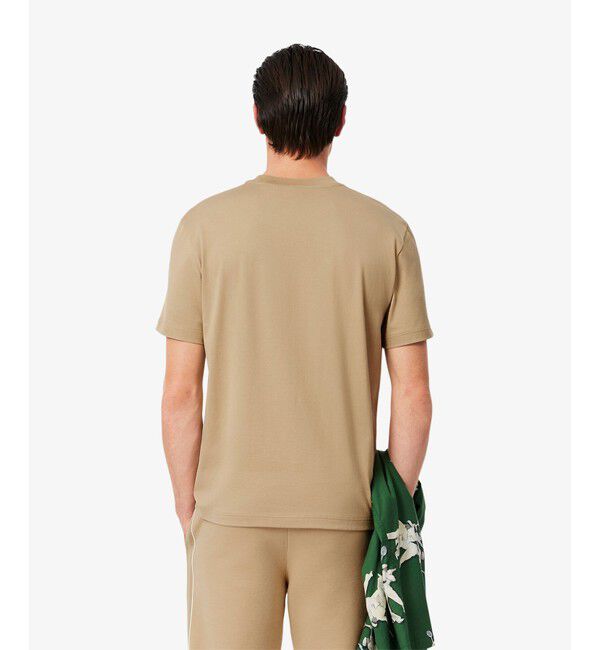 LACOSTE「ローレルエンブレムステッチフレンチメイドTシャツ」|Tシャツ・カットソー|